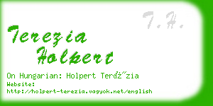 terezia holpert business card